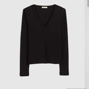 Madewell Black Long Sleeve Tee